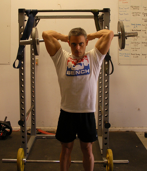 EZ Bar Standing French Press: A Great Way To Build Your Triceps