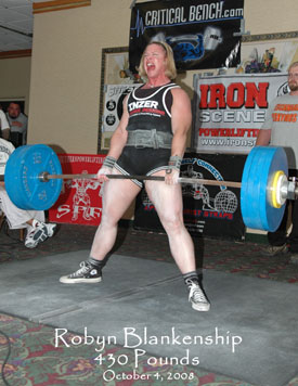 Robyn Blankenship Deadlift at SPF Worlds 2008