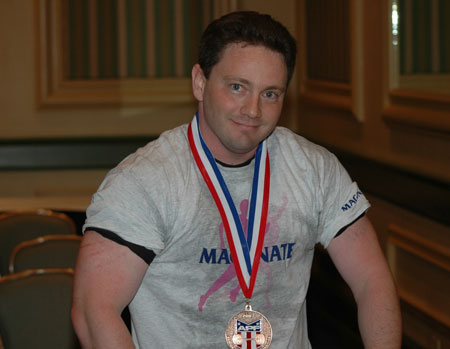 APF Bench Press Medalist Dr. Dudley Robey