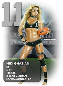 Interview with LFL football player Niki Ghazian