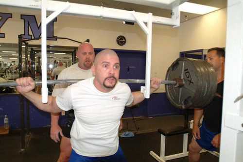 Aguirre Training the Squat in Ft Myers 