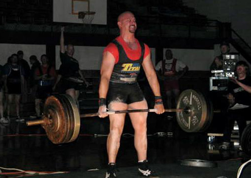 Danny Aguirre 3x's body weight deadlift