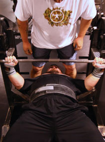 Using A Band Tension While Bench Pressing