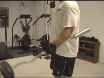 Barbell Leverage Curls