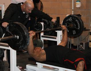 bench press combine 225 test for reps