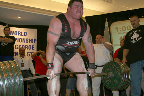 Deadlifter Andy Bolton - Very Strong Powerlifter