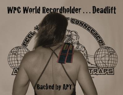 Cheryl Clodfelter holds the WPC Womens World Record Deadlift for her weight class