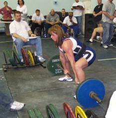 Cheryl Clodfelter is a partner at East Coast Barbell in NC