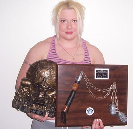 Lisa Miller's Powerlifting Trophies