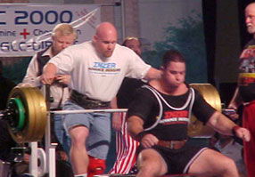 Mike benches 600 + pounds