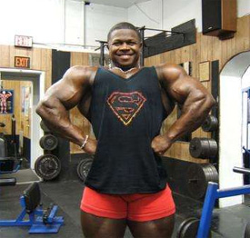 Bodybuilder Sean Jones at the Gym