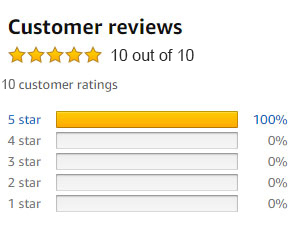 Five 5 star ratings