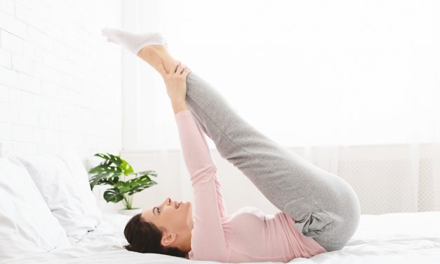 Easing Knee Pain with Stretches in Bed